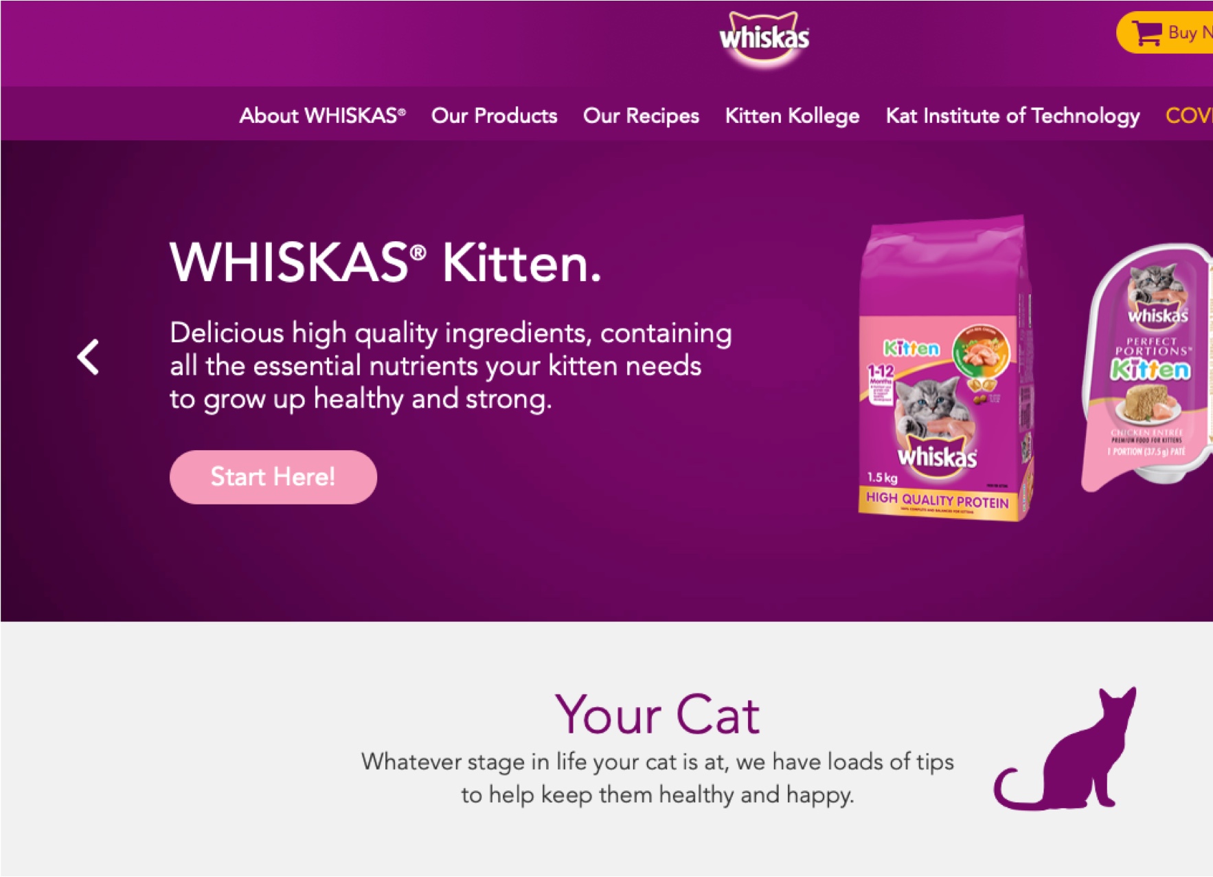whiskas site